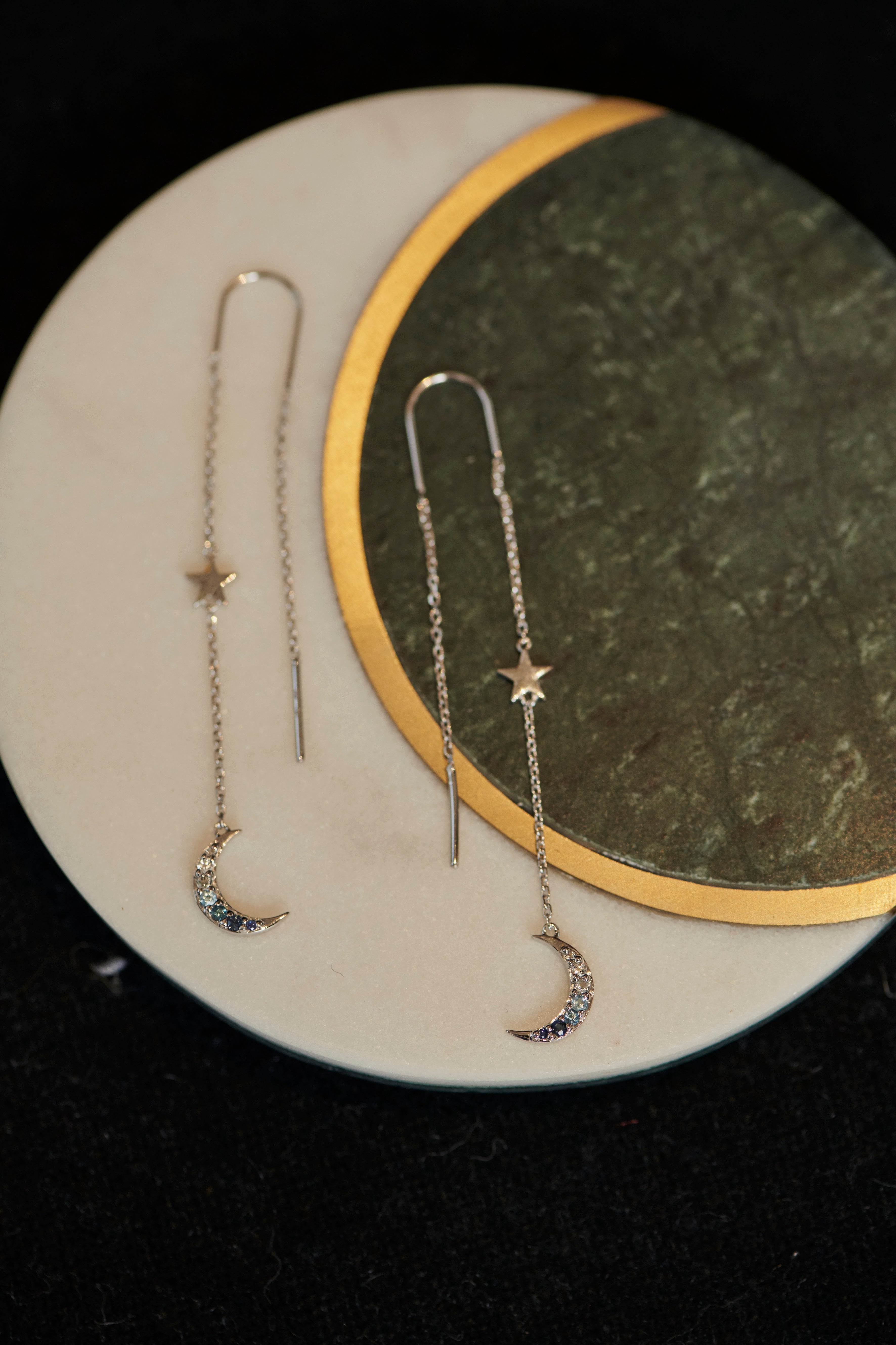 Ruhi Needle & Thread Earrings | Hzmer Jewellery