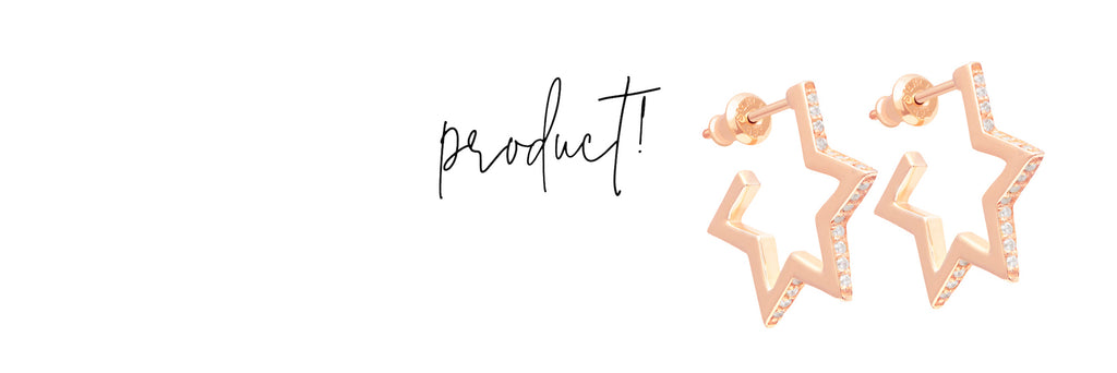 Final product: image of star shaped earrings